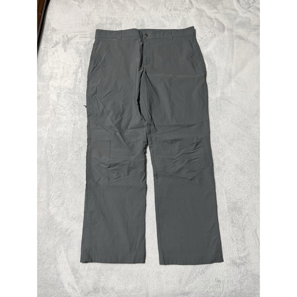Columbia Pants Mens 37x29 Gray Royce Peak Hiking II Outdoor Omni Shield